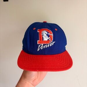 Vintage DENVER BRONCOS NEW ERA MADE IN USA NFL HAT SNAPBACK FOOTBALL